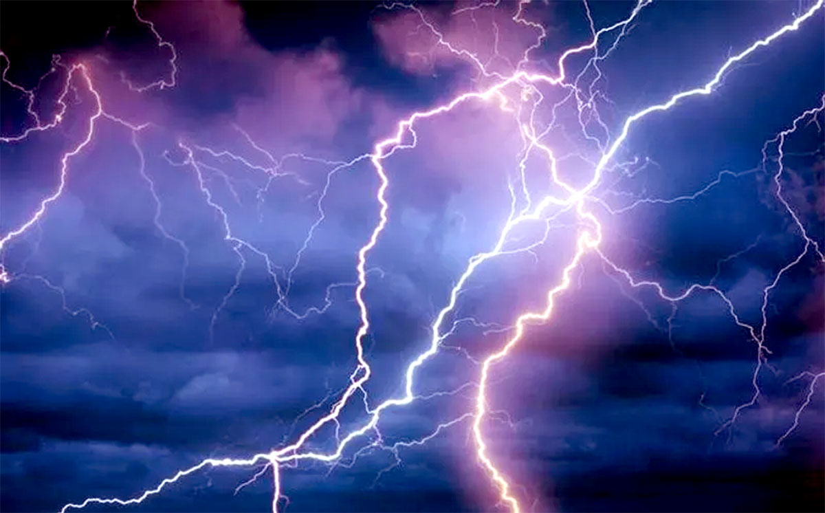 Uttar Pradesh: Seven people including four members of a family died due to lightning.